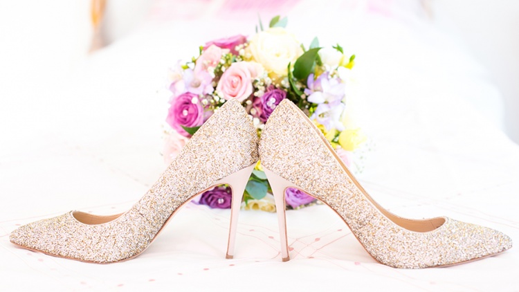 2-Bellingham-Castle-Wedding-Mark-Doyle-bridal-shoes