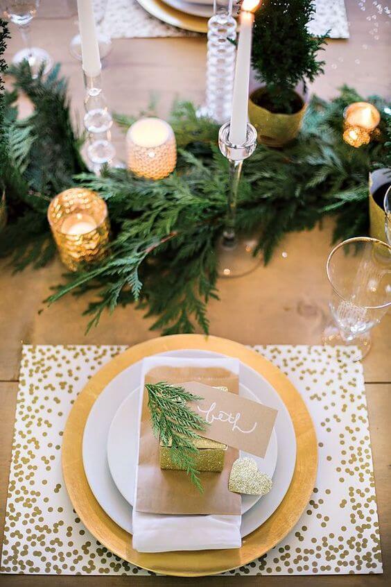 Wedding-Table-Place-Setting-Gold-Glamour-Christmas