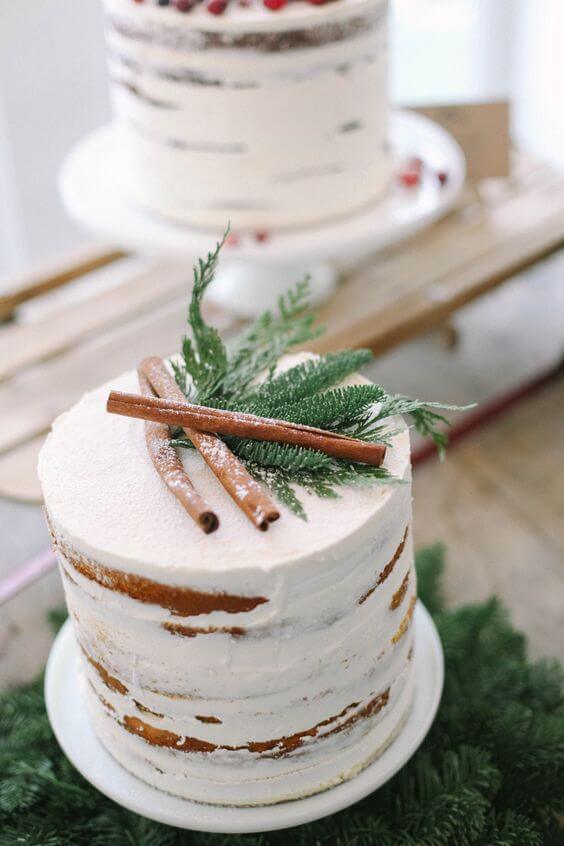 Winter-Wedding-Cake-White-Cinnemon-Stick-Topper