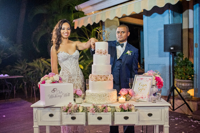 Mauritian destination wedding, Adorn Invitations