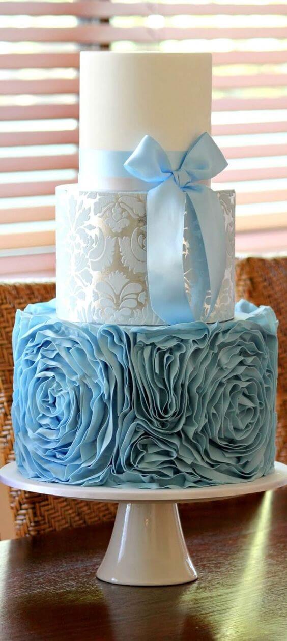 Lace wedding cakes