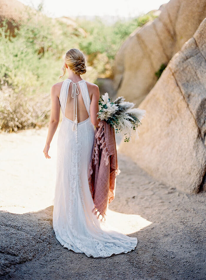 Boho bridal gowns