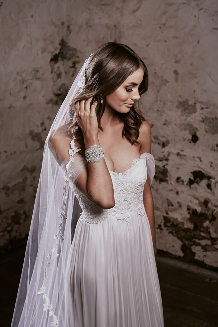 Boho bridal gowns