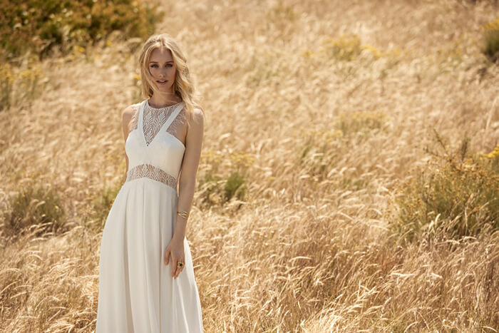 Boho bridal gowns