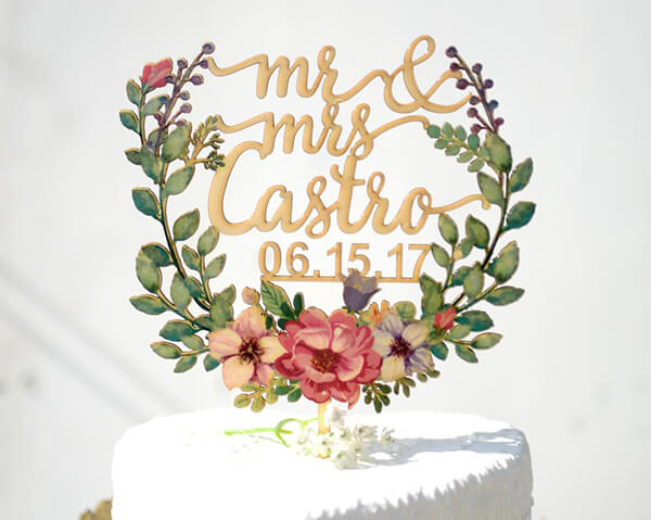 These Cute And Unique Cake Toppers Are A Must For Your Wedding Cake
