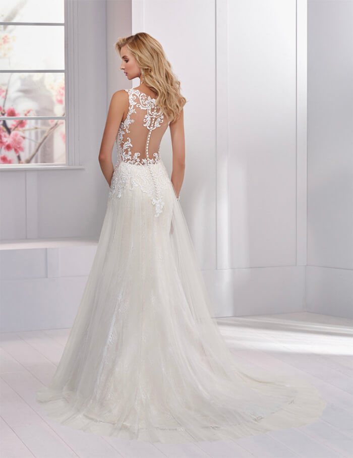 14 Fanciful Illusion Back Wedding Gowns | weddingsonline