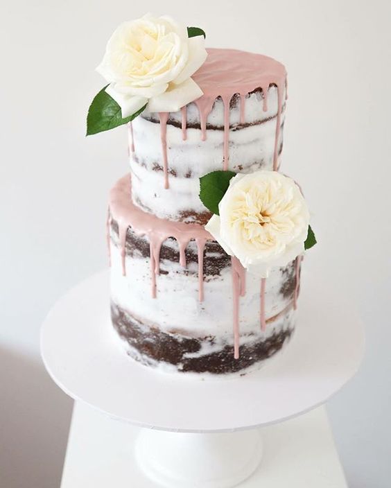 Drip cake wedding