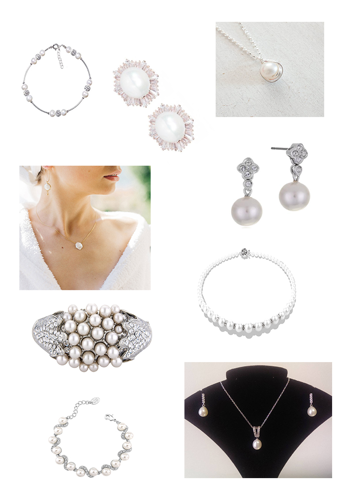 Pearl bridal jewellery