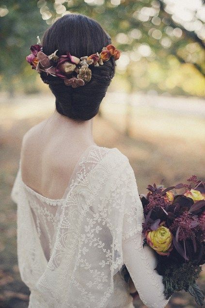 autumn flower crowns
