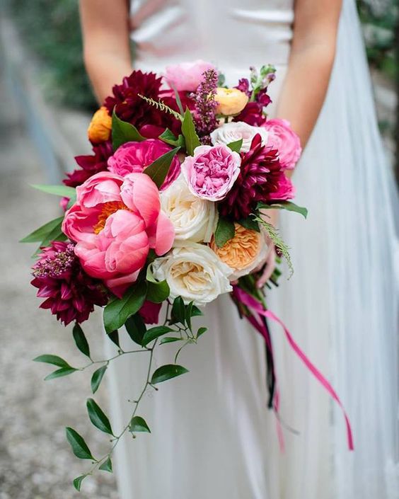 colourful bouquets
