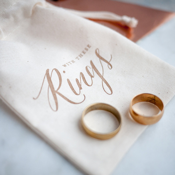 Ring pillows and boxes