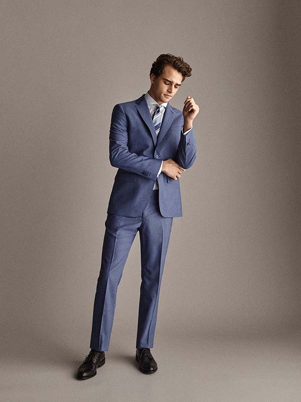 High street suits for the groom
