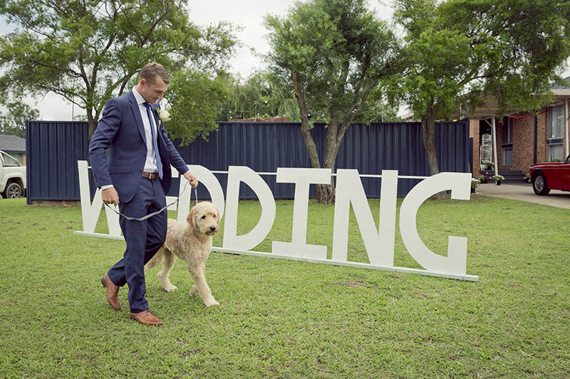Relaxed Backyard Wedding With DIY Touches 