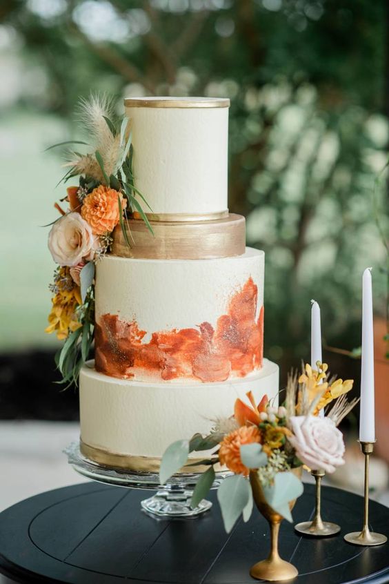 30 Fall Wedding Cake Ideas