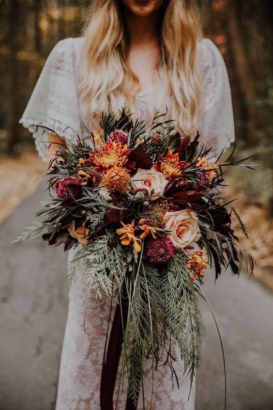 Autumn Wedding Bouquets