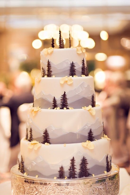 Winter Wedding Cakes